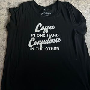 Black graphic tee- Torrid